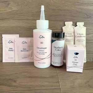 eSalon Hair Color Set- Medium Ash Brown